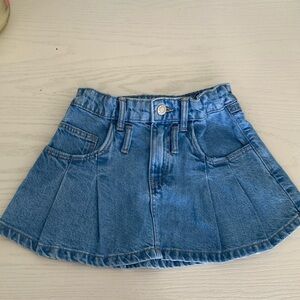 Zara ✨like new ✨girls Jean skirt
